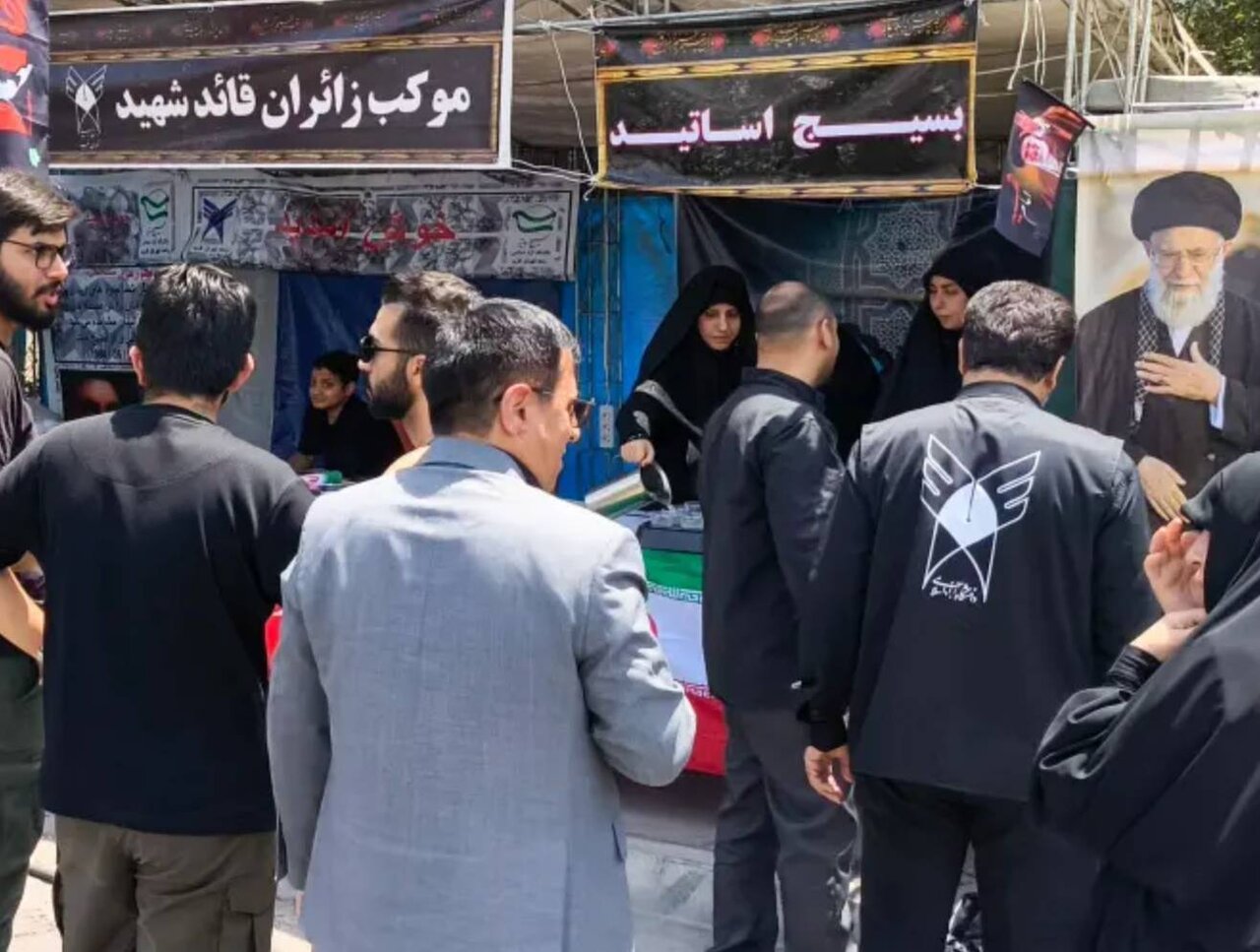بسیج همهجانبه دانشگاه آزاد اسلامی در خدمت زائران امام شهید