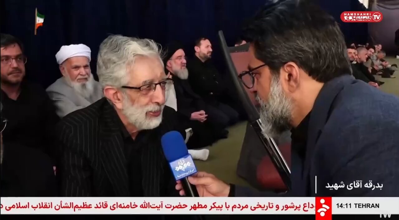 بغض حدادعادل در فراق دختر و نوه شهیدش | ویدئو