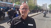 مراسم نماز بر پیکر رهبر شهید یک مشعر به تمام معنا بود