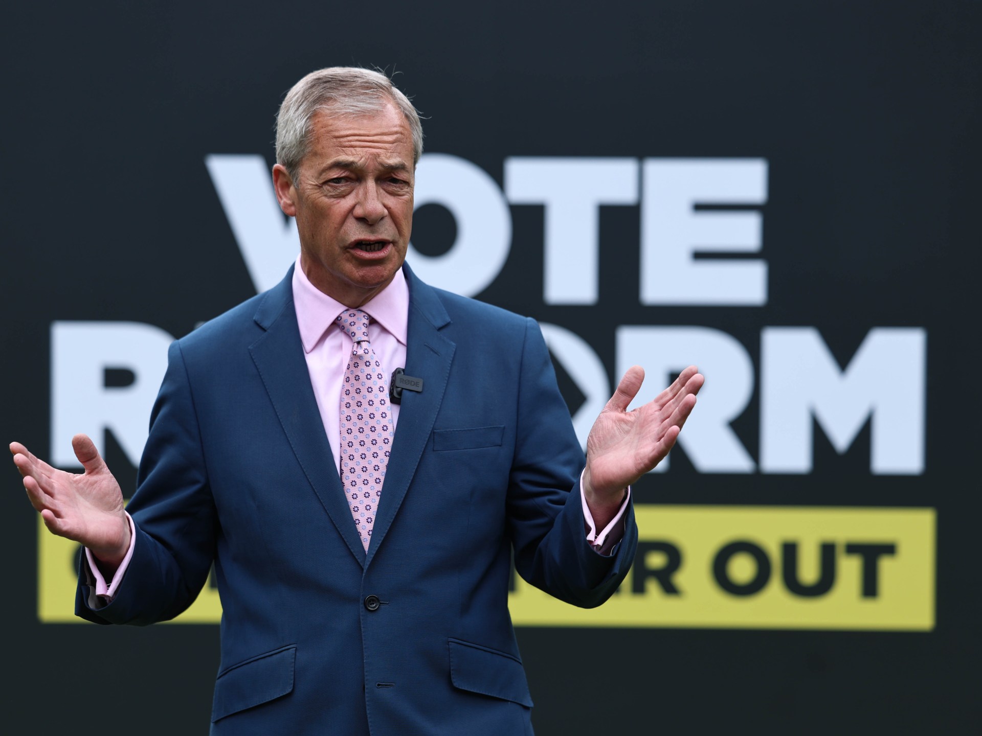 Reform UK's Farage نتوانست بودجه مجرمان مجرم را فاش کند: گزارش
