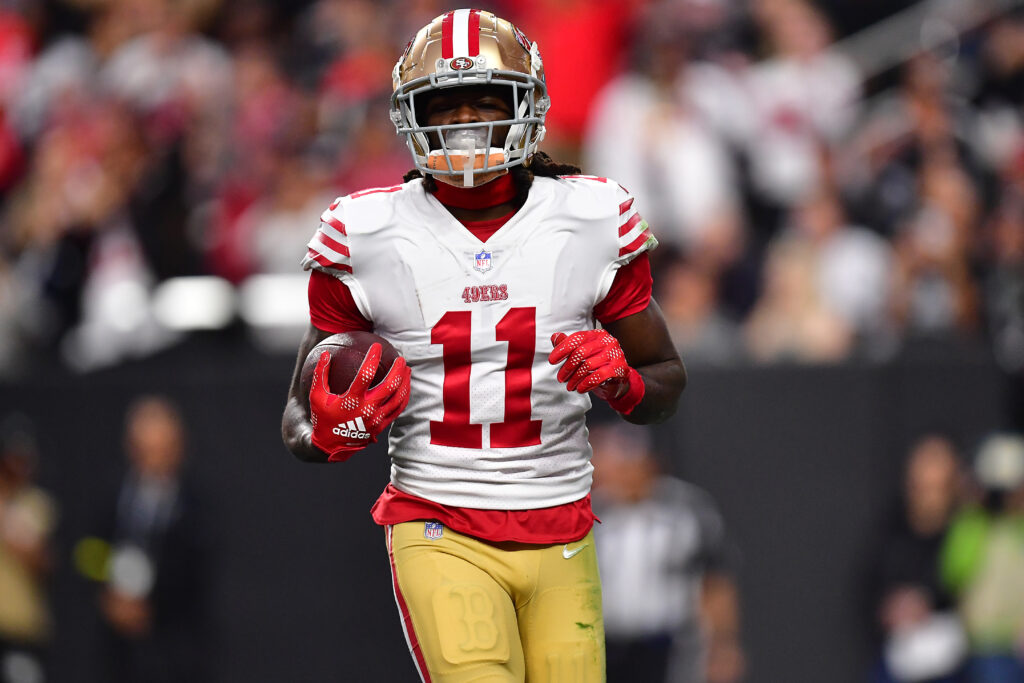 49ers WR براندون آیوک به فرماندهان حمله می کند QB Jayden Daniels - شایعات NFL