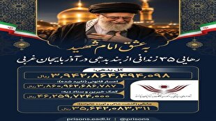 گره‌گشایی از زندگی ۳۵ زندانی در آذربایجان‌غربی در قالب پویش به عشق امام شهید