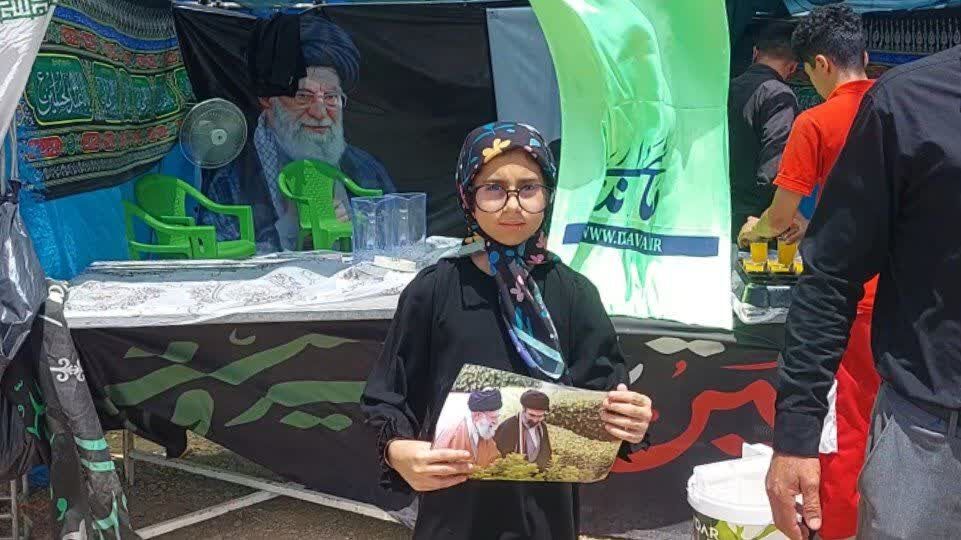 رهبر شهید، پدر بزرگ دختر دماوندی