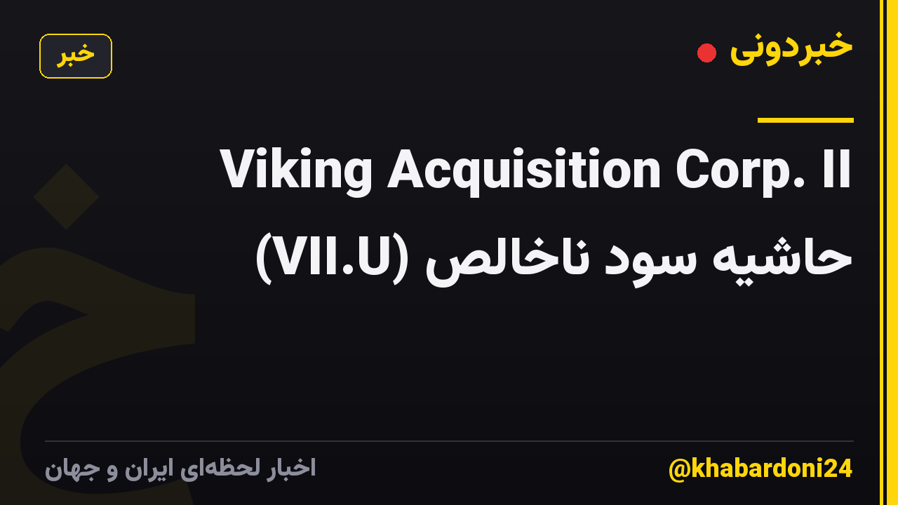 Viking Acquisition Corp. II (VII.U) حاشیه سود ناخالص
