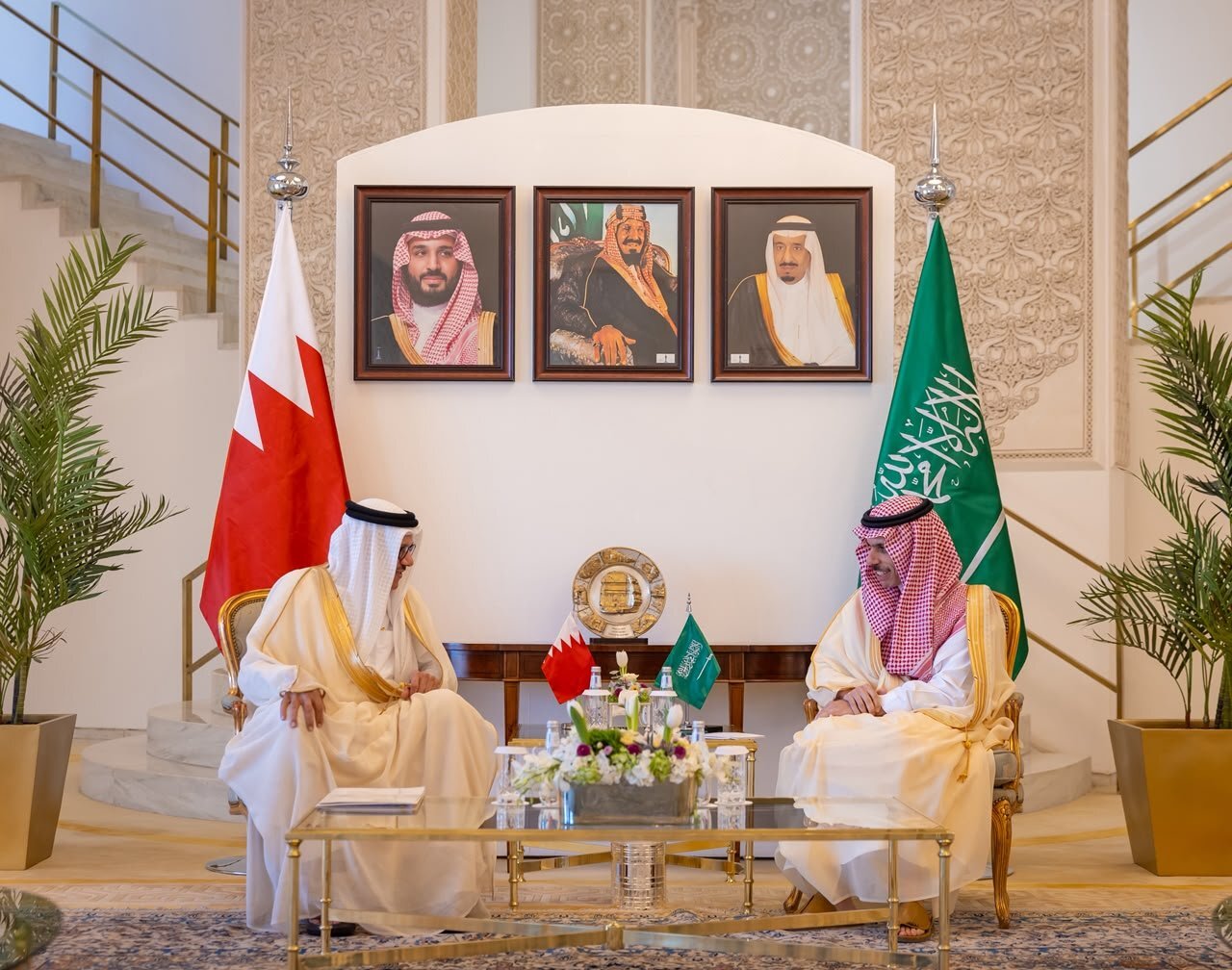 دیدار و گفتوگوی وزیران خارجه عربستان و بحرین