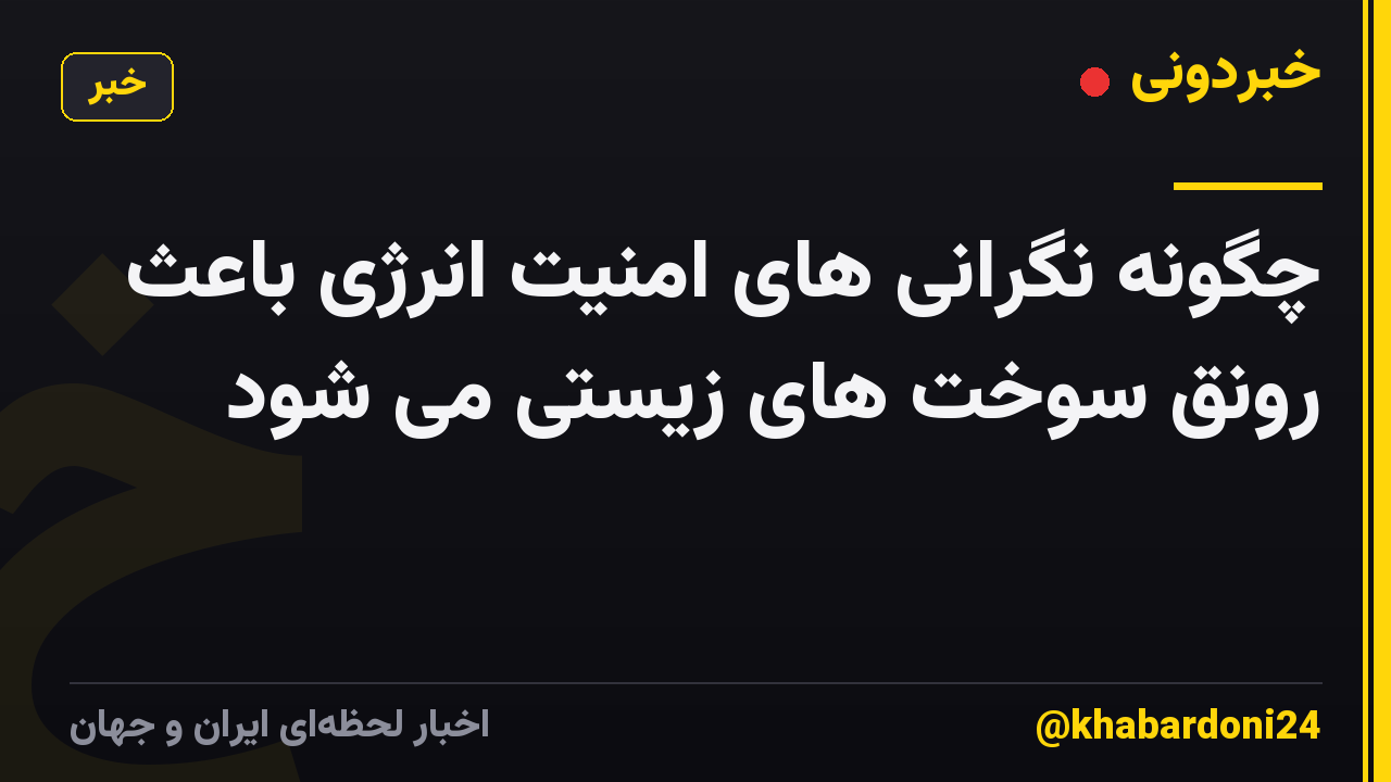 چگونه نگرانی های امنیت انرژی باعث رونق سوخت های زیستی می شود
