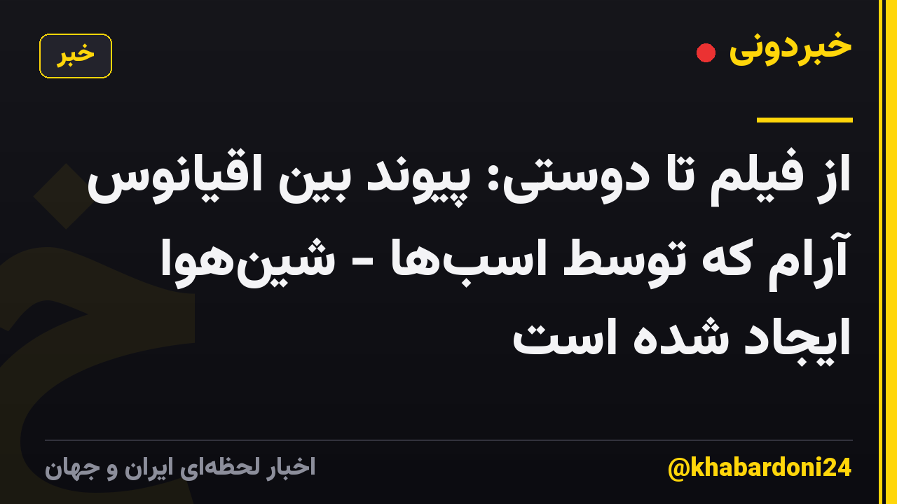از فیلم تا دوستی: پیوند بین اقیانوس آرام که توسط اسبها - شینهوا ایجاد شده است
