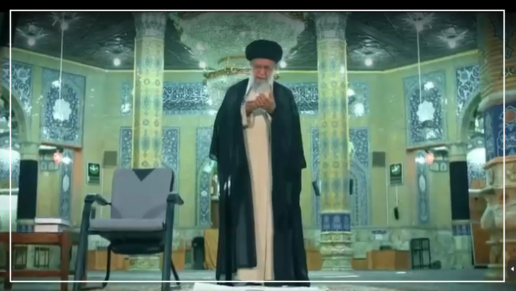 «محراب جمکران» ؛ لحظاتی خاطره انگیز از حضور رهبر شهید در مسجد جمکران