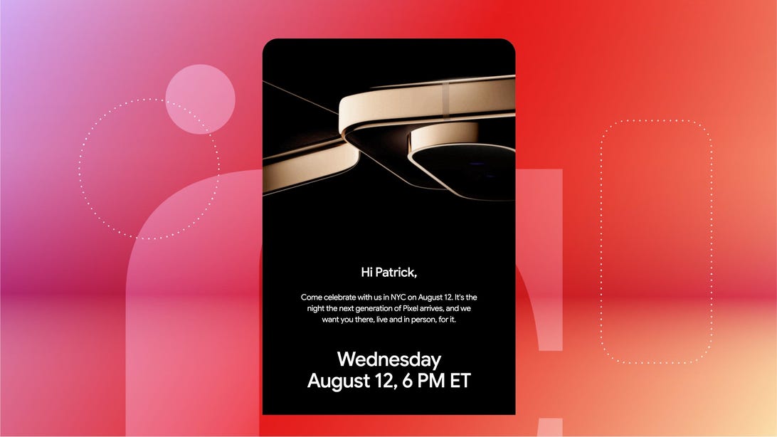 ایجاد شده توسط Google Event Invites نمایش راه اندازی 12 اوت برای سری Pixel 11