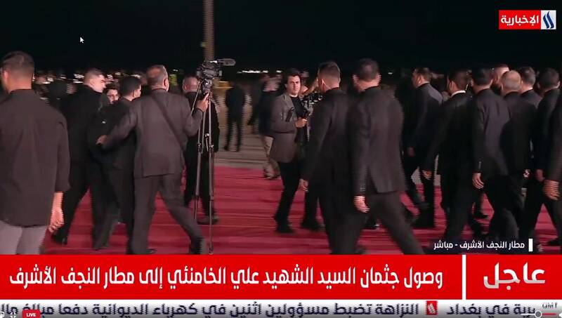 فیلم/ پزشکیان و علی الزیدی به محل استقبال از پیکر قائد شهید امت رسیدند