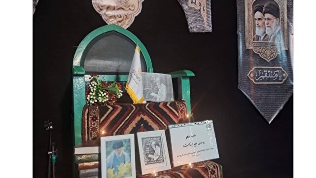طنین باید برخاست در محفل ادبی شاعران فرخشهر در سوگ رهبر شهید