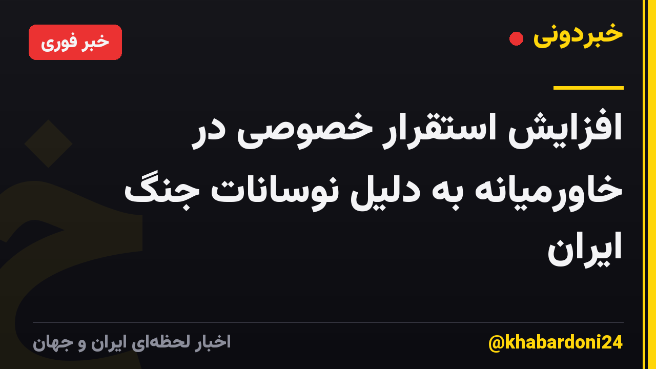 افزایش استقرار خصوصی در خاورمیانه به دلیل نوسانات جنگ ایران