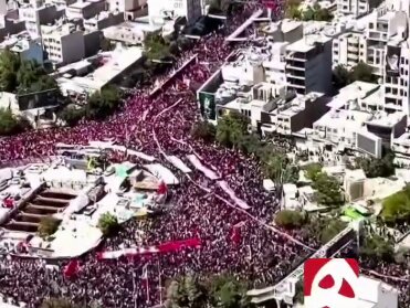 تصاویر هوایی از میلیونها خون خواه؛ مشهد یکپارچه سرخ شد؛ ببینید