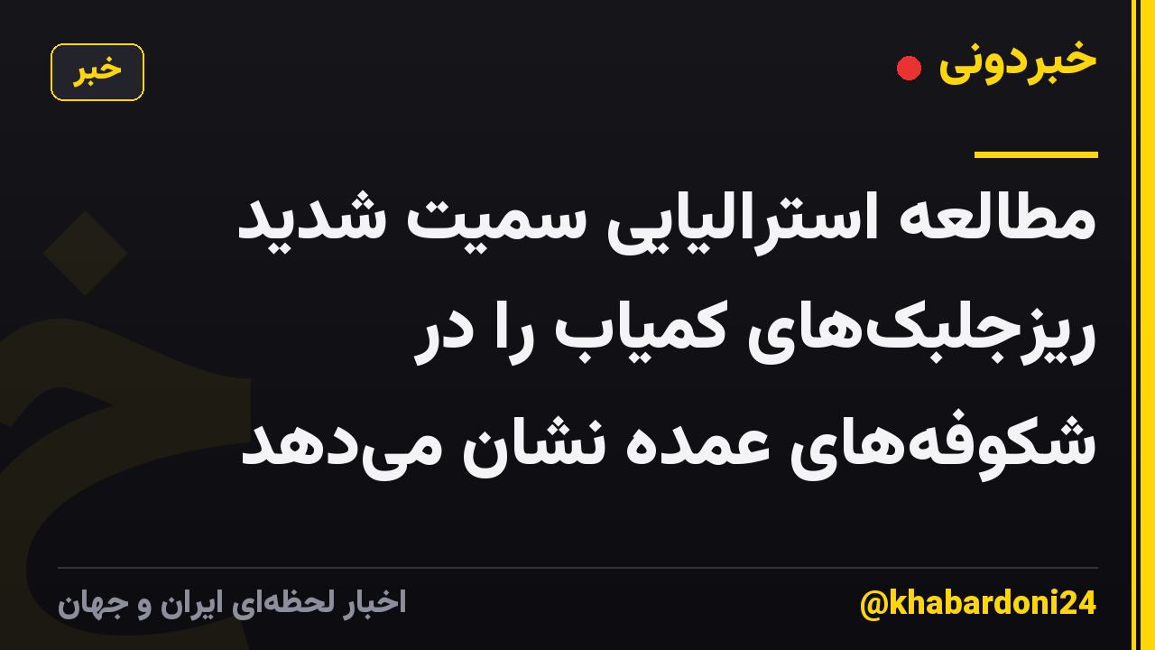 مطالعه استرالیایی سمیت شدید ریزجلبکهای کمیاب را در شکوفههای عمده نشان میدهد