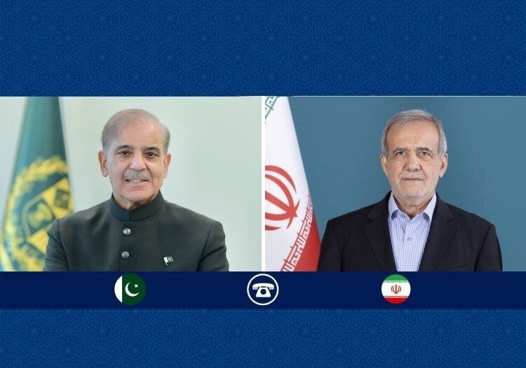 گفت‌وگوی تلفنی پزشکیان و شهباز شریف