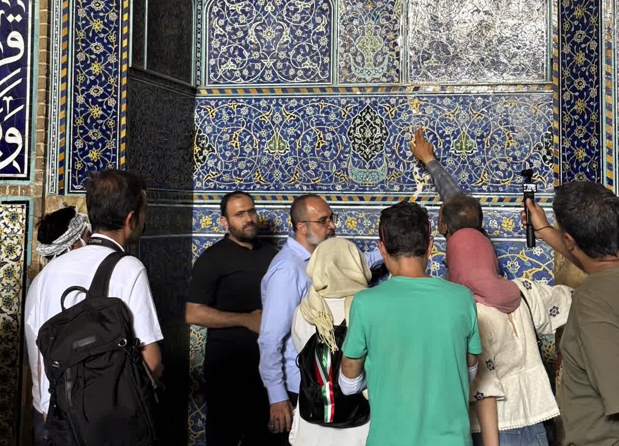 ترکهای مسجد جامع عباسی و هشدارجهانی؛روایتی از زخم جنگ بر میراث اصفهان