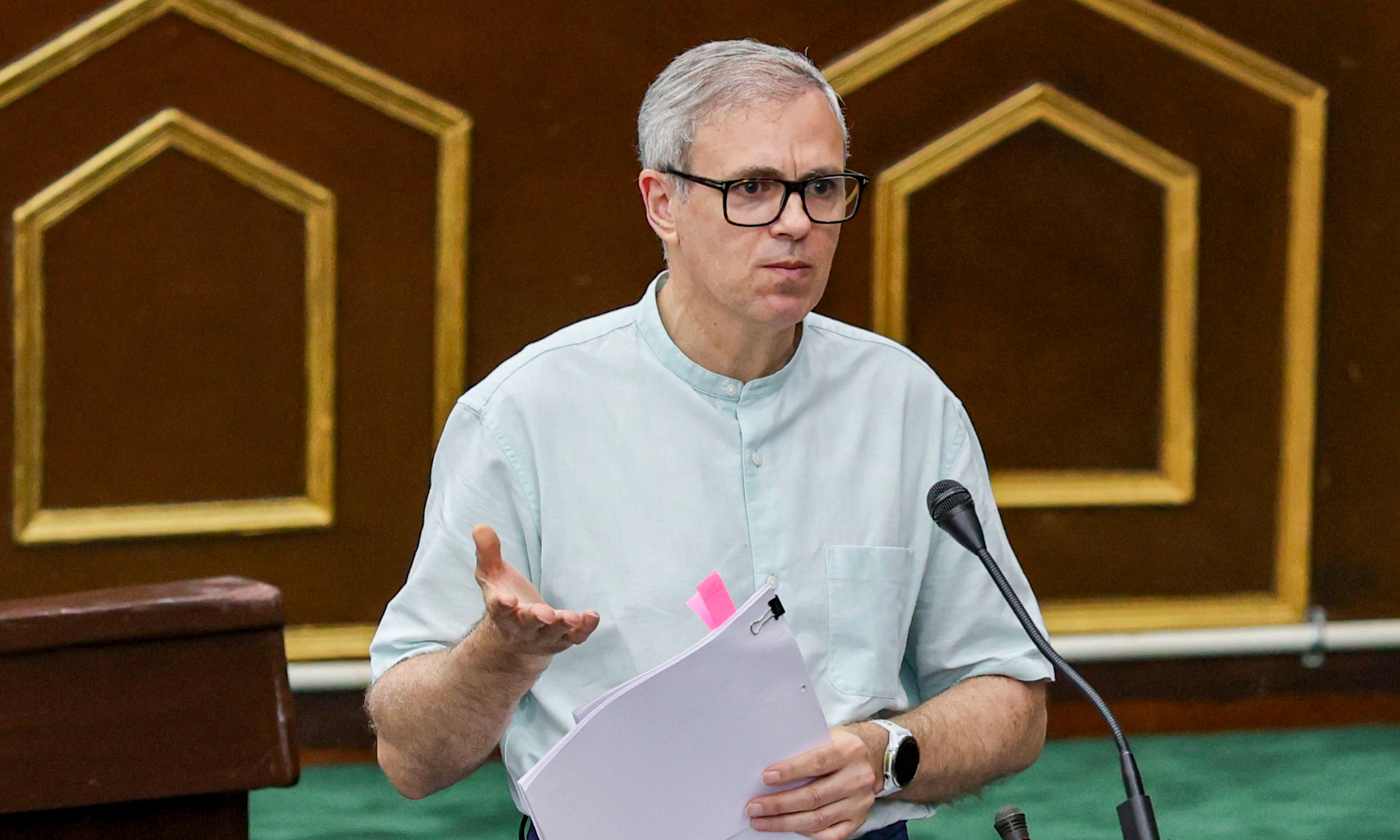 ثابت کنید یا عذرخواهی کنید: BJP به عمر عبدالله در مورد ادعای رشوه NC MLA