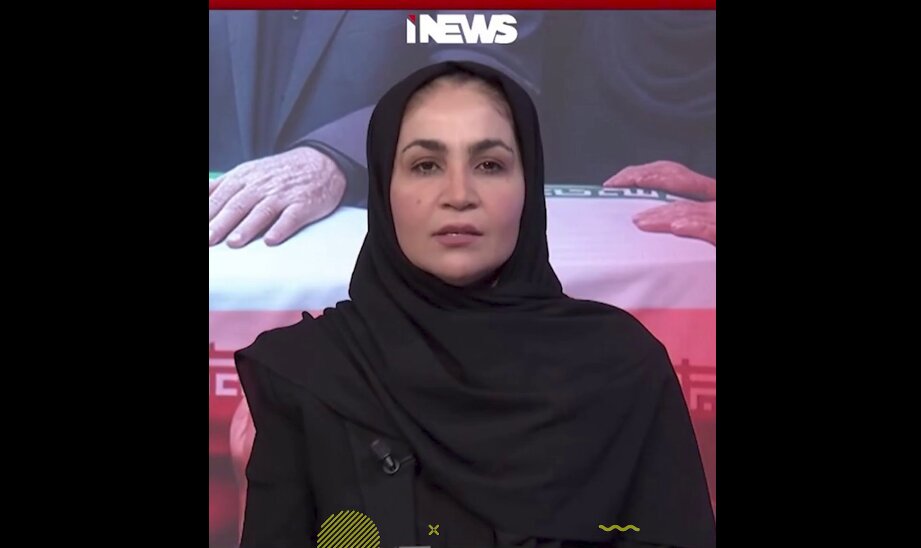 کولاک مجری زن عراقی در وداع با رهبر شهید | ویدئو