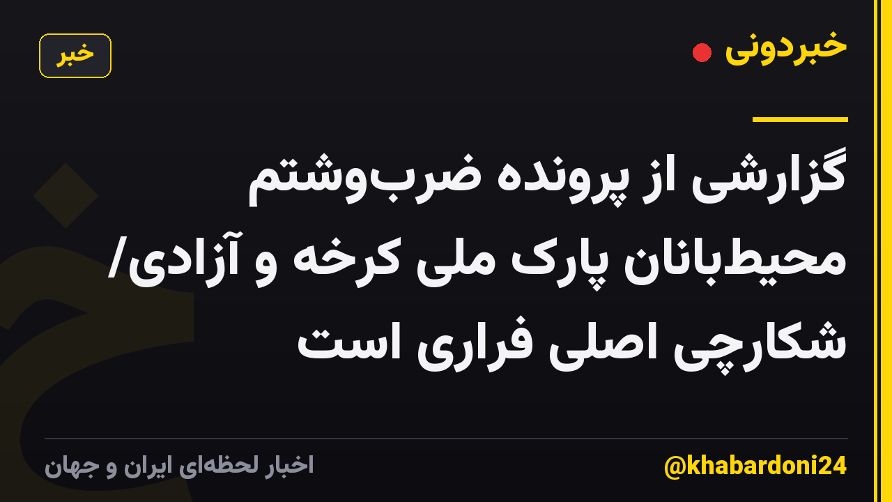 گزارشی از پرونده ضربوشتم محیطبانان پارک ملی کرخه و آزادی/ شکارچی اصلی فراری است