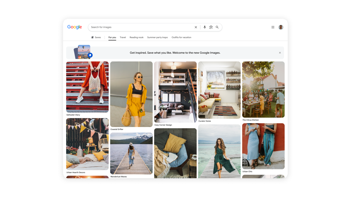 Google Images یک طراحی مجدد شبیه Pinterest با تمرکز بر کشف دریافت می کند