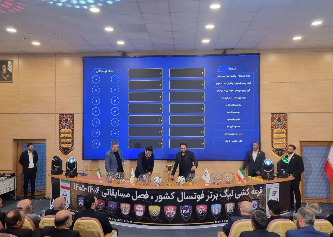مهم‌ترین خبر مراسم قرعه کشی/ هوش مصنوعی وارد لیگ ایران شد!