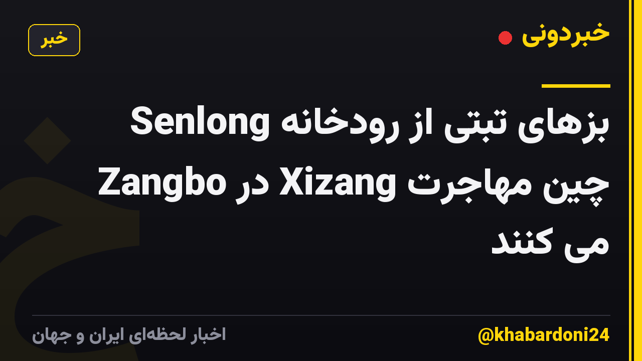 بزهای تبتی از رودخانه Senlong Zangbo در Xizang چین مهاجرت می کنند