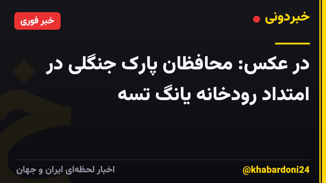در عکس: محافظان پارک جنگلی در امتداد رودخانه یانگ تسه