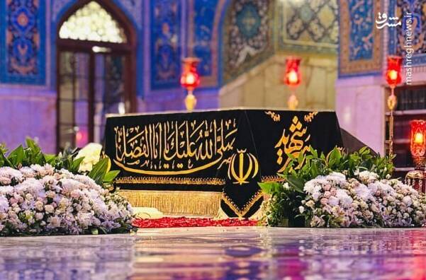 تصویر جدید از مزار آقای شهید ایران در رواق دارالذکر