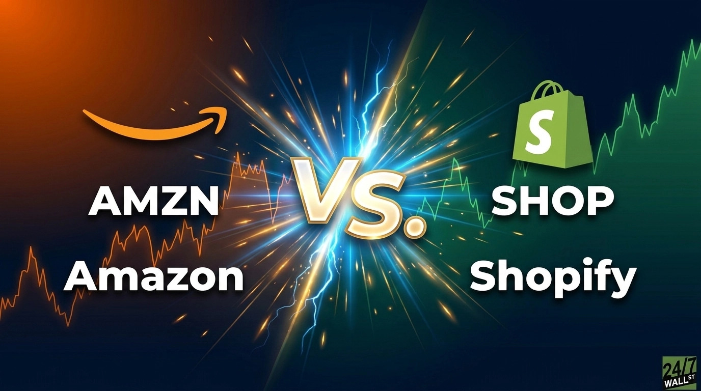 قمار سرمایه تریلیون دلاری آمازون در مقابل استراتژی سودآوری ناب Shopify