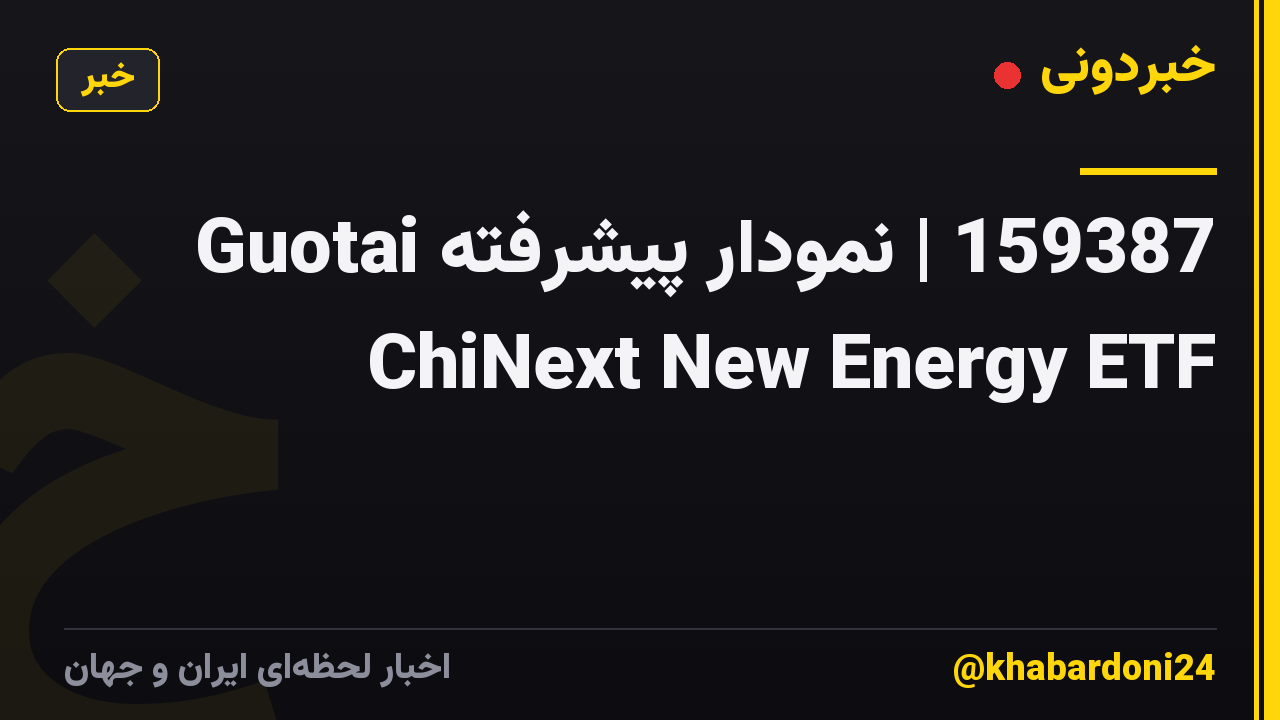 159387 | نمودار پیشرفته Guotai ChiNext New Energy ETF