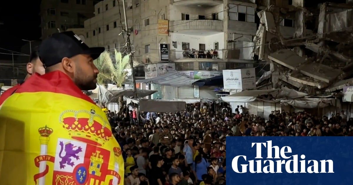 فلسطینی ها در غزه قهرمانی اسپانیا در جام جهانی را جشن می گیرند – ویدئو