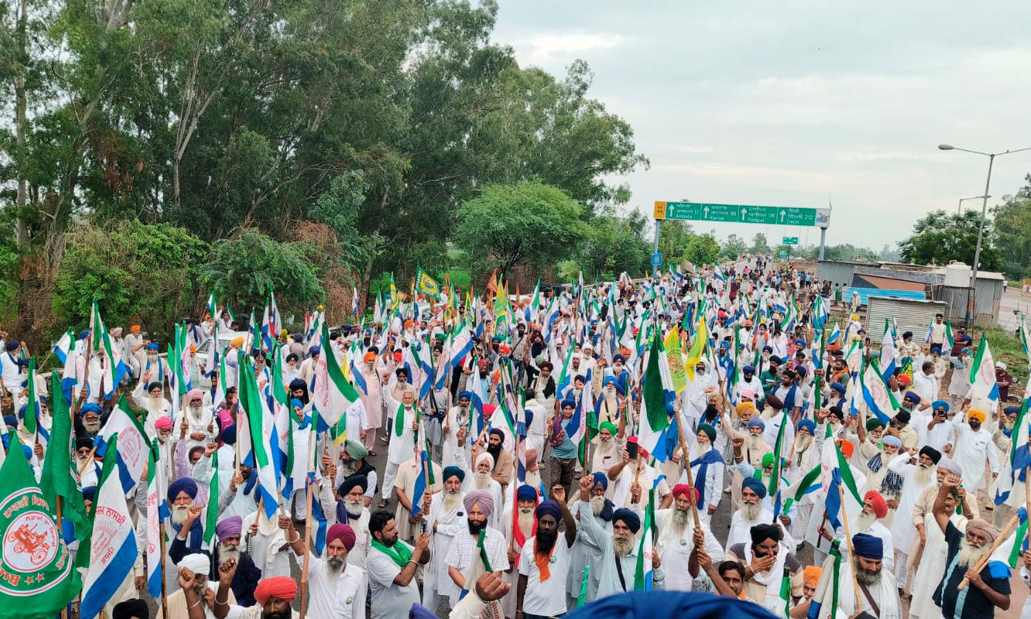 SKM در روز چهارشنبه اعتراض سراسری علیه پیمان های تجاری ایالات متحده و هند برگزار می کند