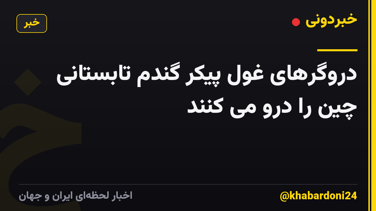 دروگرهای غول پیکر گندم تابستانی چین را درو می کنند