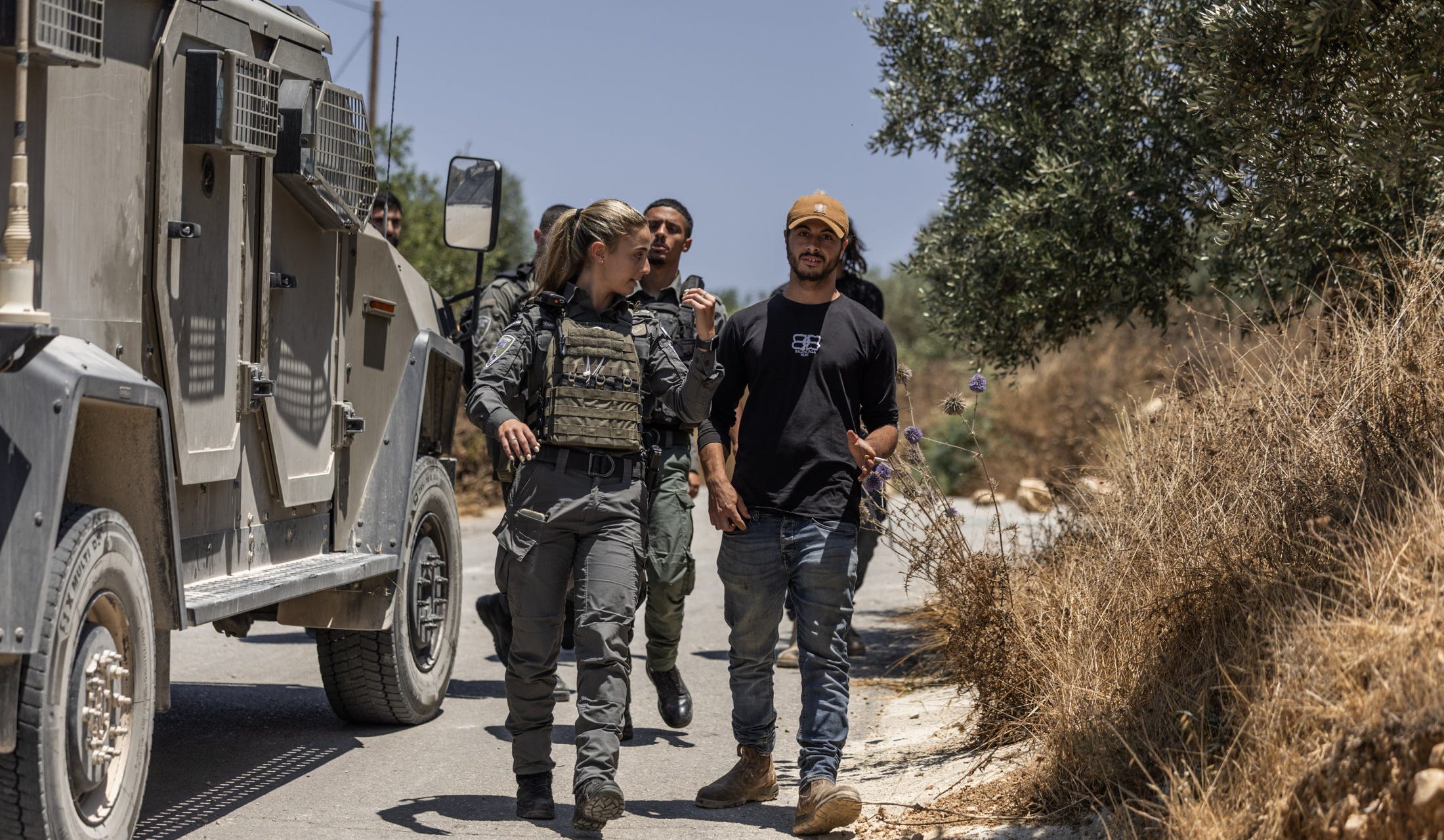پلیس مرزی اسرائیل خبرنگاران هاآرتص را از رسیدن به خانه خانواده فلسطینی در کرانه باختری ممانعت کرد