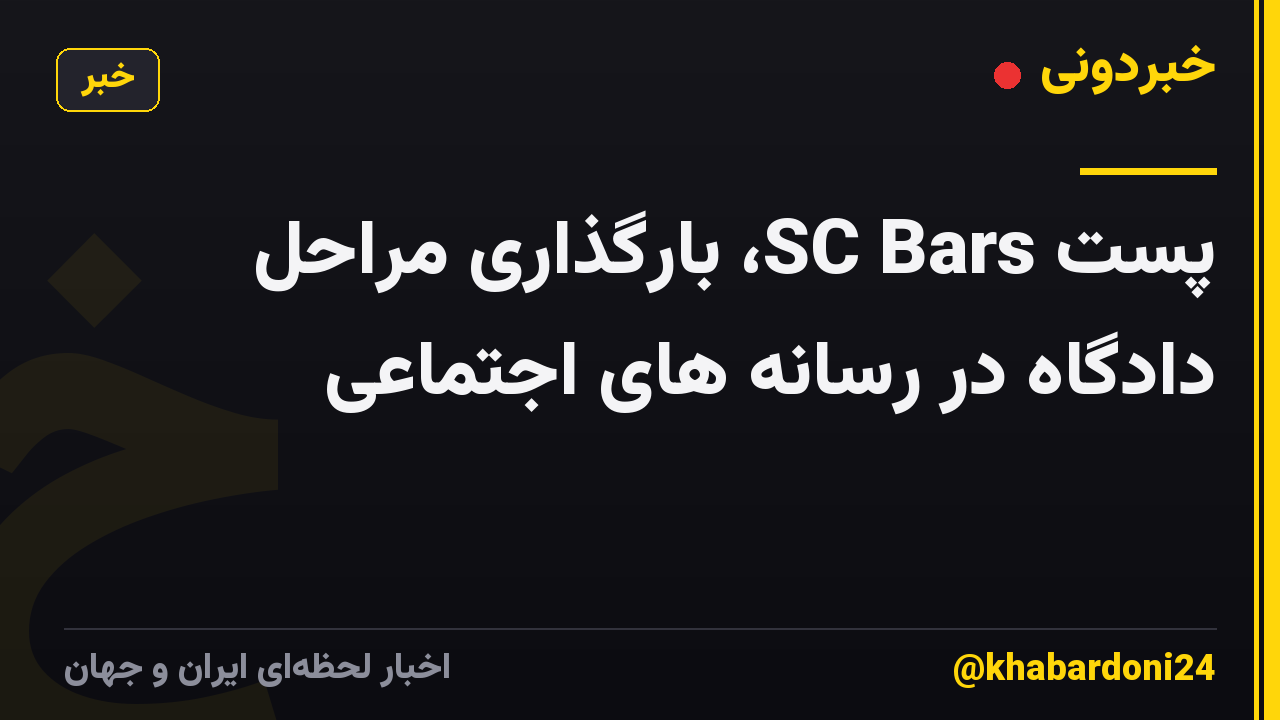 پست SC Bars، بارگذاری مراحل دادگاه در رسانه های اجتماعی