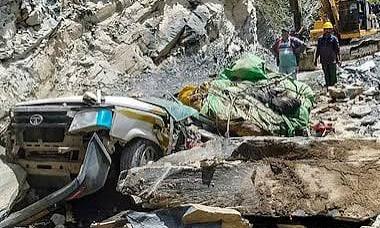 هیماچال: سقوط تخته سنگ در لاهال اسپیتی، 13 کشته، 2 زخمی