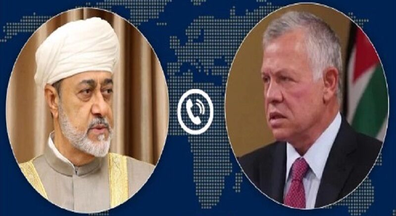 تاکید شاه اردن و سلطان عمان بر ضرورت کاهش تنشها در منطقه