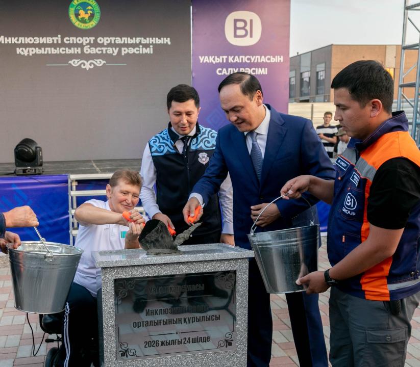 ساخت مرکز ورزشی فراگیر در تاراز قزاقستان آغاز شد