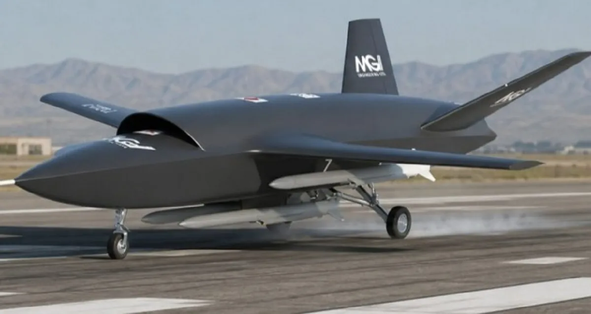 پهپاد رزمی T-022 Vortex بریتانیا با فناوری فرمول یک و سرعت نزدیک به صوت معرفی شد(+عکس)