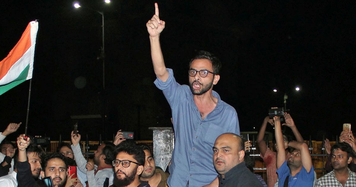 زن رزرو شده برای عمر خالد، شعارهای شارجیل امام در اعتراض بنگلور