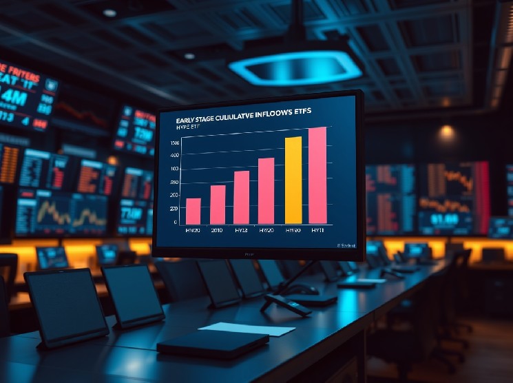 مقیاس خاکستری: HYPE ETF از ETF های BTC، ETH، SOL و XRP در جریان های اولیه پیشی می گیرد