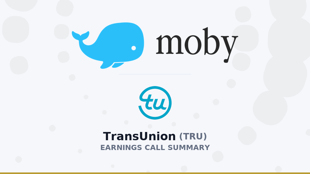 خلاصه فراخوان درآمدهای TransUnion Q2 2026