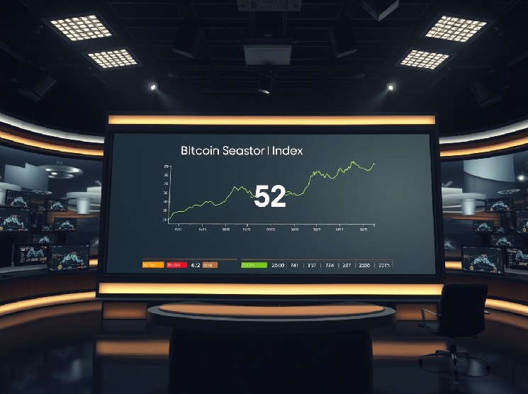 شاخص فصل آلت‌کوین در سطح 52 ثابت باقی می‌ماند زیرا بازار در انتظار مسیر روشن است