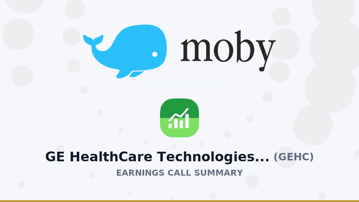 GE HealthCare Technologies Inc. خلاصه فراخوان درآمد Q2 2026