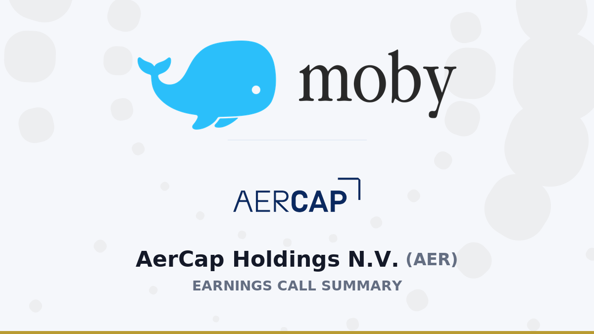 خلاصه تماس AerCap Holdings N.V. Q2 2026