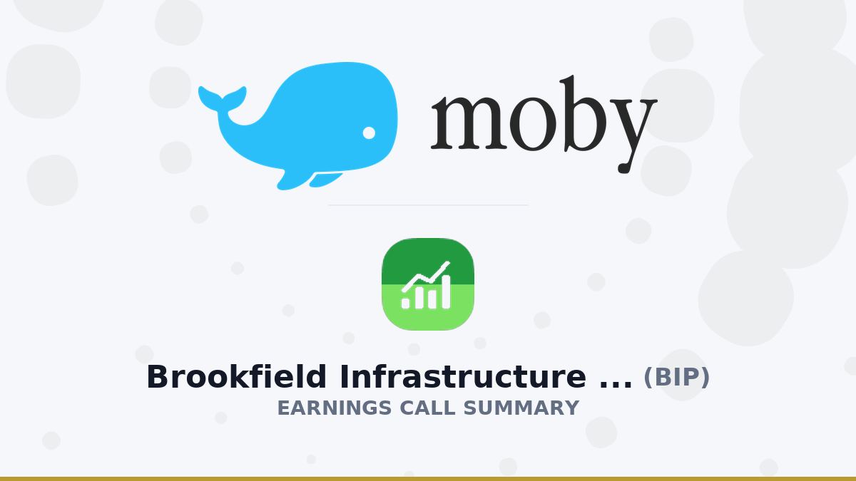 خلاصه فراخوان درآمد شرکت Brookfield Infrastructure Partners L.P. Q2 2026