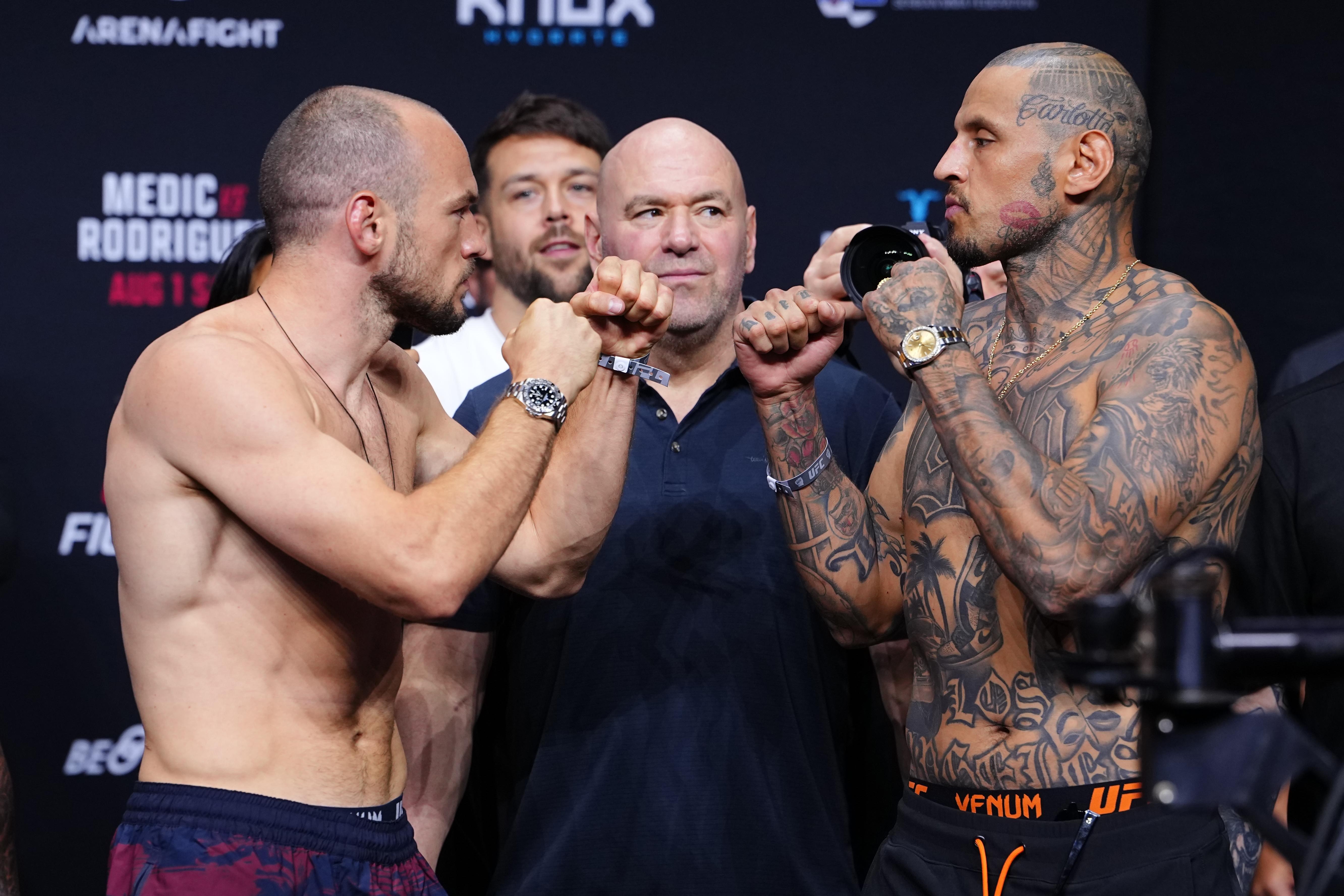 نتایج UFC بلگراد: مدیک مقابل رودریگز