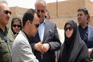 بازدید رئیس سازمان حفاظت محیطزیست از کانونهای بحرانی ماسههای بادی روستای کهک سیستان
