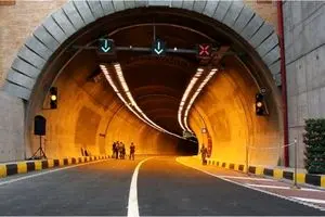 انسداد شبانه مسیر شمال به جنوب تونل توحید