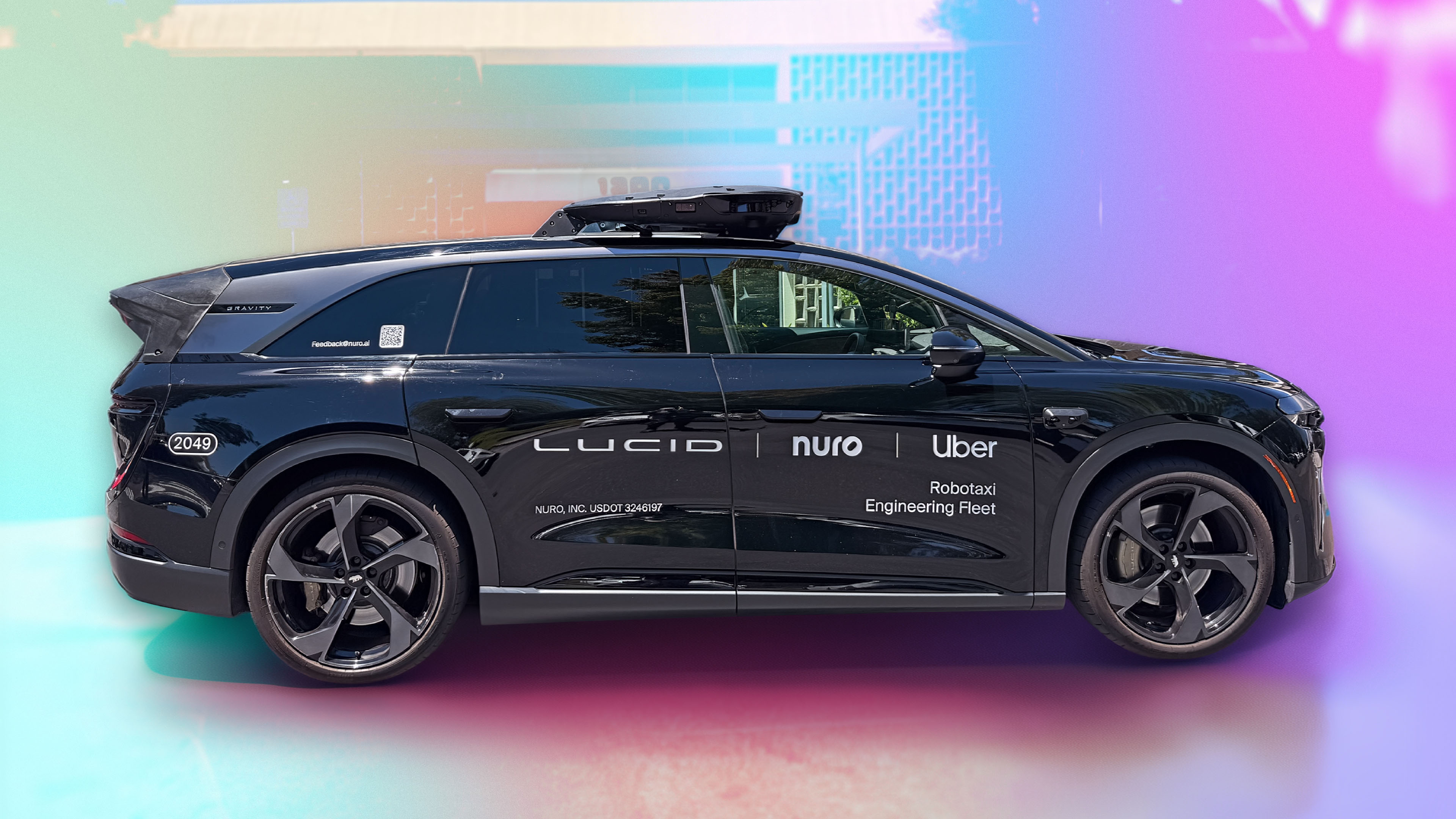 در داخل روباتاکسی لوکس Uber، Lucid و Nuro در حال آزمایش هستند